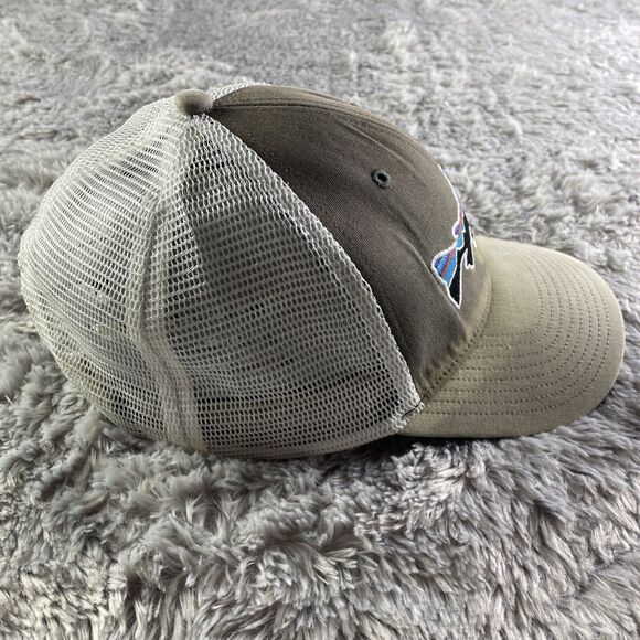 Patagonia Hat Cap Mens Adjustable Gray White Fitz Roy Trout Trucker Hat Mesh - Picture 8 of 11